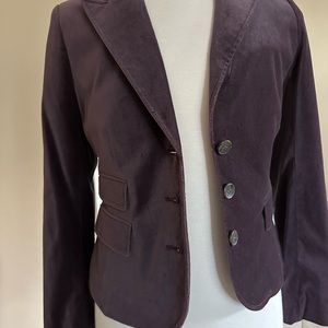 Ann Taylor Loft Velvet Blazer